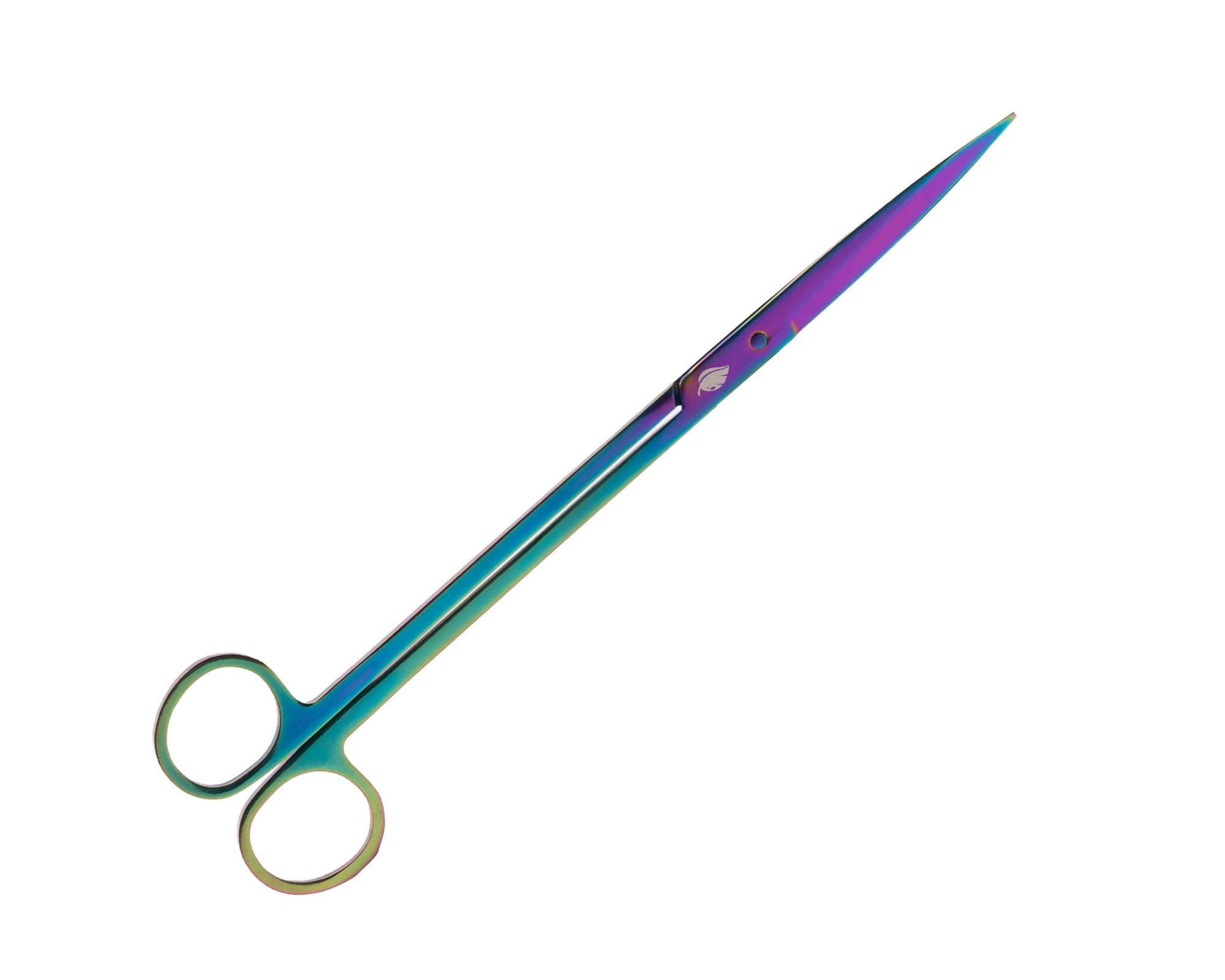 Regenbogenfarbene lange Schere